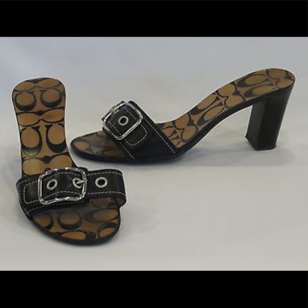 Coach "Natalie" Slide Heels, size 10